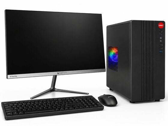 CHIST Business Desktop Pc Core 1st Gen Processors/ 8GB DDR3 Ram / 128GB SSD/GT 730 4GB Graphic/WiFi-Bluetooth/ 22 inch Monitor/Keyboard and Mouse/Windows 10 Pro/Free Gifted Speakers
