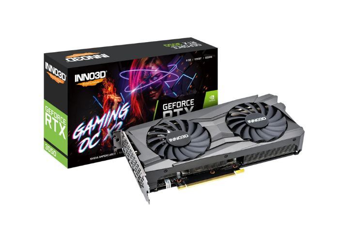 INNO3D GEFORCE RTX 3050 8GB TWIN X2 GRAPHIC CARD