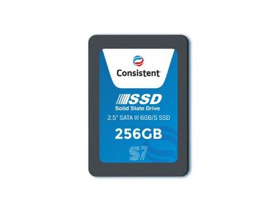 Consistent SSD 256GB 2.5 Inch SATA Internal SSD - Read: 550MB/s & Write: 500MB/s - Solid-State Drive