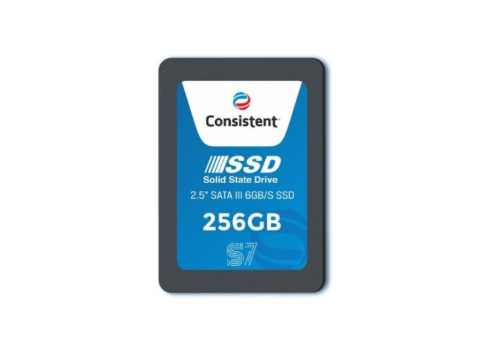 Consistent SSD 256GB 2.5 Inch SATA Internal SSD - Read: 550MB/s & Write: 500MB/s - Solid-State Drive