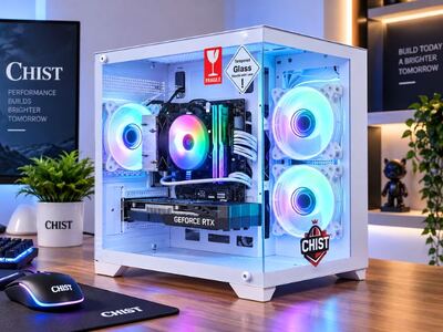 CHIST GAMING PC Intel Core i5 9400, H310 MBD, 8GB DDR4 RAM, 256GB SSD,RX 580 8GB DDR5 GPU, RX550W 80+ PSU, WiFi-Bluetooth