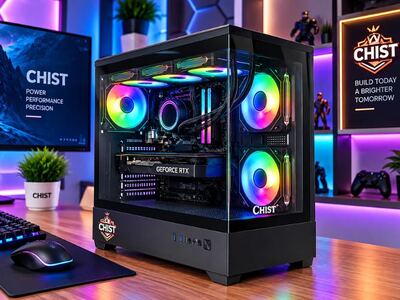 CHIST AI Workstation PC, AMD Ryzen 9 9950X 16-Core 32 Threads, B850m MotherBoard Wifi 6, 16GB 5200Mhz DDR5 RAM, 512GB NVMe SSD, 240MM Liquid Cooling, Windows 11 Pro, 650W 80 + PSU