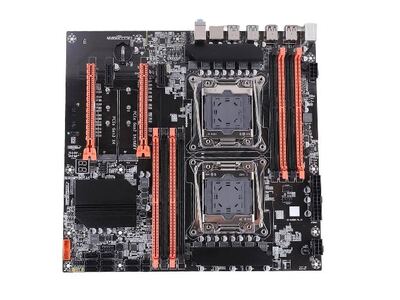 CHIST SERVER Dual CPU Motherboard | Intel C610-Series Platform | Dual LGA2011-3 Socket | Supports Intel Xeon E5 V3/V4 Processors | 8× DDR4 ECC REG RAM Slots | Supports Up to 256GB RAM | 2× PCIe 3.0 | 2× M.2 NVMe | 8× SATA Ports | 1 Giga Lan