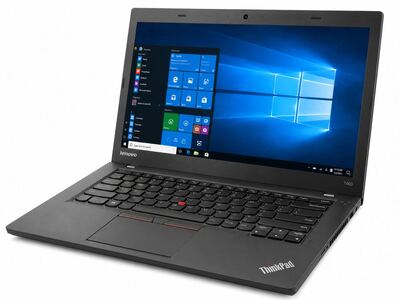 Lenovo ThinkPad T460 Laptop, Intel Core i5-6300U Processor, 8GB RAM, 256GB SSD, 14-Inch Display, Wi-Fi, Bluetooth, Webcam, HDMI, USB 3.0, Business Laptop