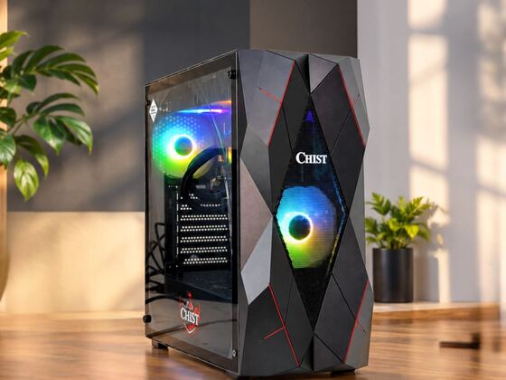 CHIST Gaming PC AMD Ryzen 7 7700X 8-Core 16-Thread Processor | 16GB DDR5 RAM | 512GB NVMe SSD | B650 Motherboard | Liquid Cooler | 650W PSU | Wi-Fi & Bluetooth | (Integrated Graphics)