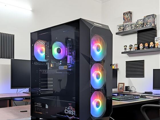 CHIST Core i7 Gaming PC, Core i7 4th gen Processor, 8GB RAM, 128GB SSD, 550W PSU WiFi & Bluetooth, USB 3.0, Windows 11 Pro & Office 21 Installed